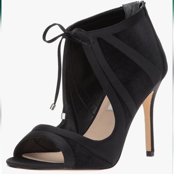 Nina Cherie Illusion Sandal Heel Sz: 7.5 - Black - Picture 2 of 16